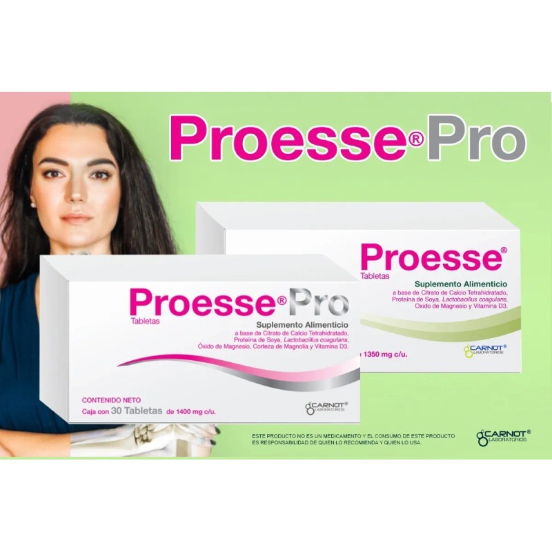 Proesse Pro 30 Tabs Suplemento A Base De Calcio Magnolia