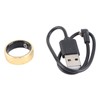 Smart Ring Aluminum Alloy Pedometer Sleep Temperature Tracking Lightweight Smart