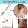 Kcctoo Magnetic Necklace Clasps and Closures - Gold and Silver