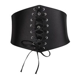 lomdung Wide Women's Belt, Corset Belt, Elastic Waist Belt, Skinny Leather Belt for Women, Belt for Lacing, in Various Sizes, for Dress Decoration, Women's Gifts, Dress, xl