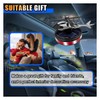 Helicopter Car Air Fresheners with Solar Rotating, Creative Car Perfume