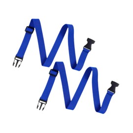 ＫＬＫＣＭＳ 2Pcs Beach Chairs Extendable Towel Bands Replacement Supplies Versatile Elastic Straps for Themed Party Pool Lounge Holiday, Deep Blue