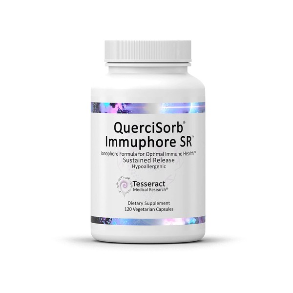 QuerciSorb Immuphore SR Quercetin, Immune Support Supplement, Sustained Release, Vitamin C, Vitamin D3 & Zinc, Supports Immune Function and Overall Health, Hypoallergenic, 400mg, 120 Vegi Caps