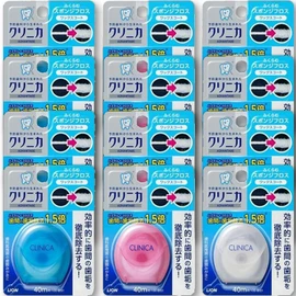 "Set of 12" Clinica Advantage Sponge Floss, 156.4 ft (40 m) (Approx. 100 Doses)