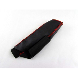 BRIGHTZ INT-ETC-197 Clipper U71V U72V Sidebrake Handle Cover, Red Stitching, Parking Brake, Handbrake Grip, U71, U72, U, 71, 72, 34617