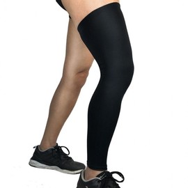 Sports Cooling Spandex Leg Sleeves 2-Pack for Summer Basketball Hiking Protection Compression M