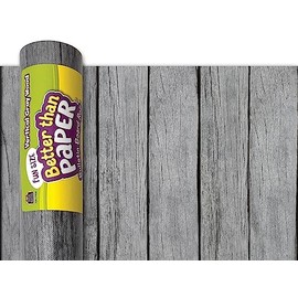 Teacher Created Resources Fun Size Better Than Paper Bulletin Board Roll Vertical Gray Wood Large