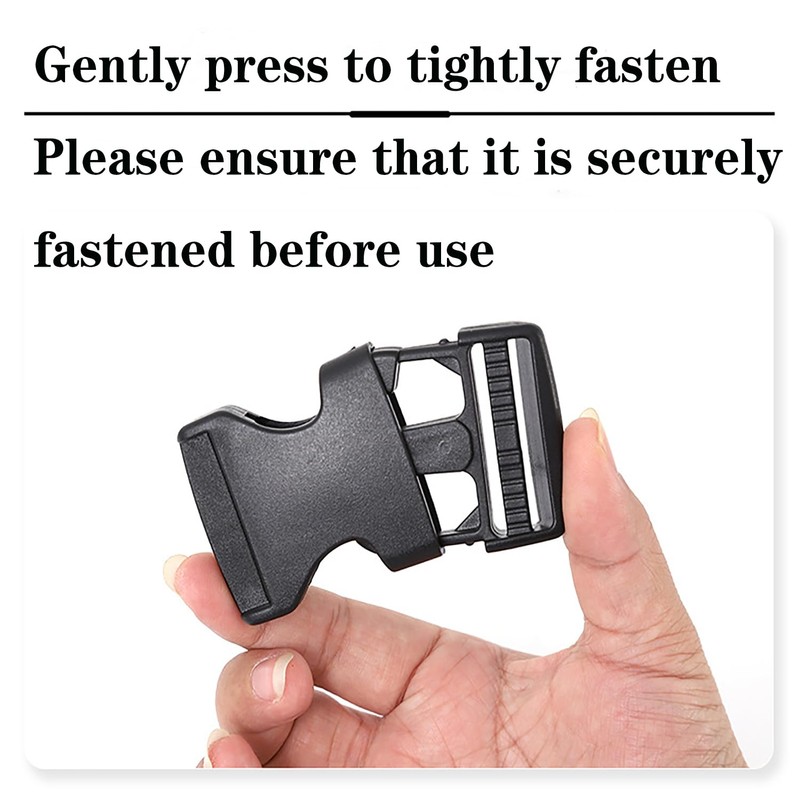 8pcs Plastic Side Release Buckles，Heavy Duty Plastic Buckle Clips Snaps