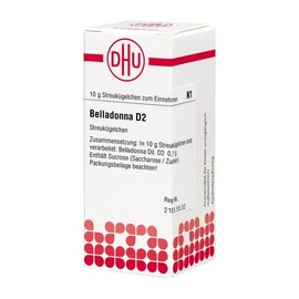 Belladonna D2 DHU Globules, 10 g Globules
