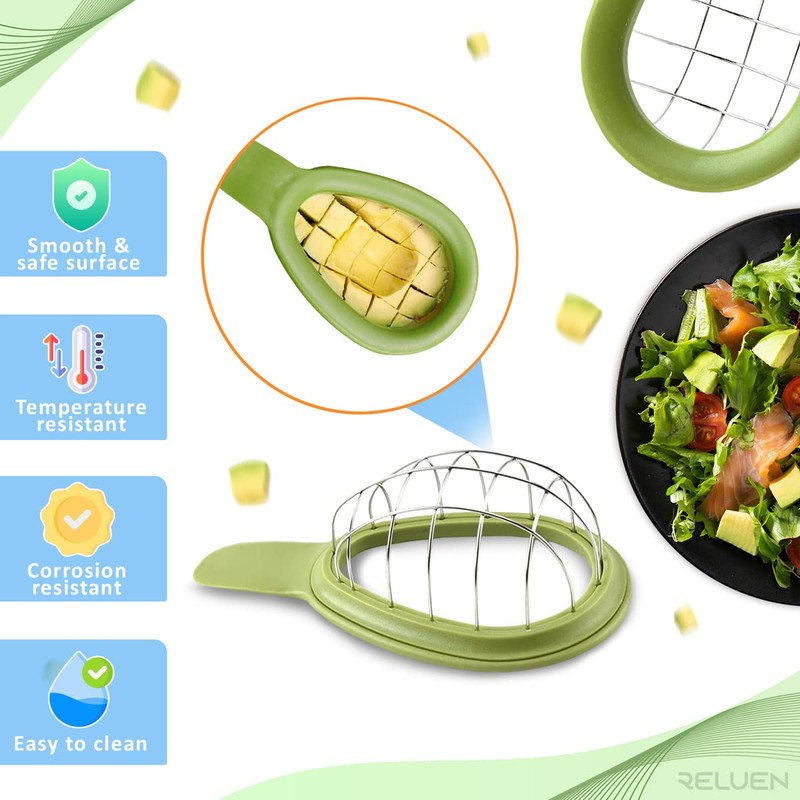 Avocado Slicer Tool - 3.2 x 6.3 Inches Avocado Cuber