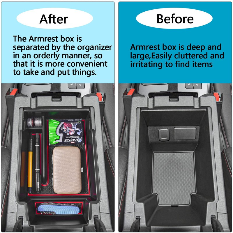 EDBETOS Center Console Organizer Tray Compatible with Chevy Blazer Accessories