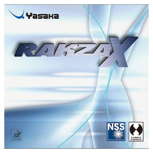 Yasaka Rakza 7 Table Tennis Rubbers (Red, Max)