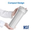 SimPure Whole House Water Filter Housing, Inline Water Filter for
