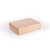 BAS Tea Box Made of Natural Pine Wood Tea Box