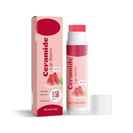 Bálsamo labial teñido de sandía,Bálsamo labial teñido de nicotinamida,Bálsamos labiales Spf 50 PA+++ para hidratar y proteger los labios,No pegajoso,5g / 0.18oz