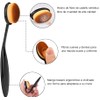 Brocha de Maquillaje de Base,3 Piezas Brocha Kabuki,Cepillo de Base