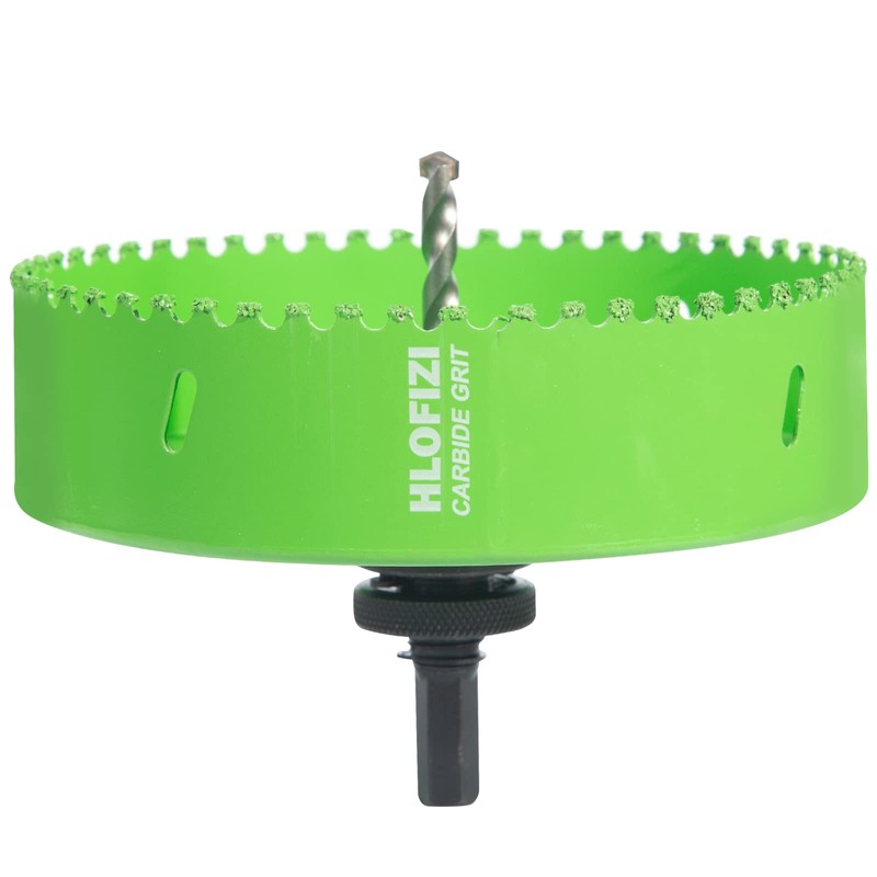 HLOFIZI 8 Inch Carbide Grit Hole Saw for Recessed Lights,