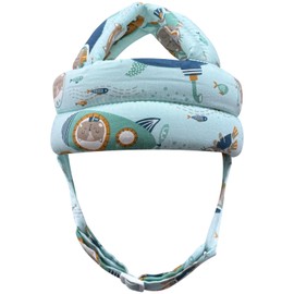 Baby Safety Helmet Adjustable for Walking Crawling, Baby Head Protector No Bumps and Cotton Soft Cushion Toddler Kids Breathable Ultra-Lightweight