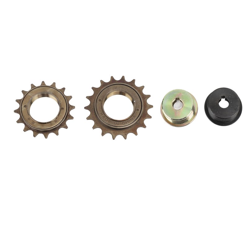 Tomotato 2 Piece Bicycle Freewheel Adapter Set, Iron 16T 18T