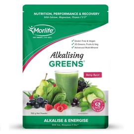 Morlife Alkalising Greens Berry Burst 700g