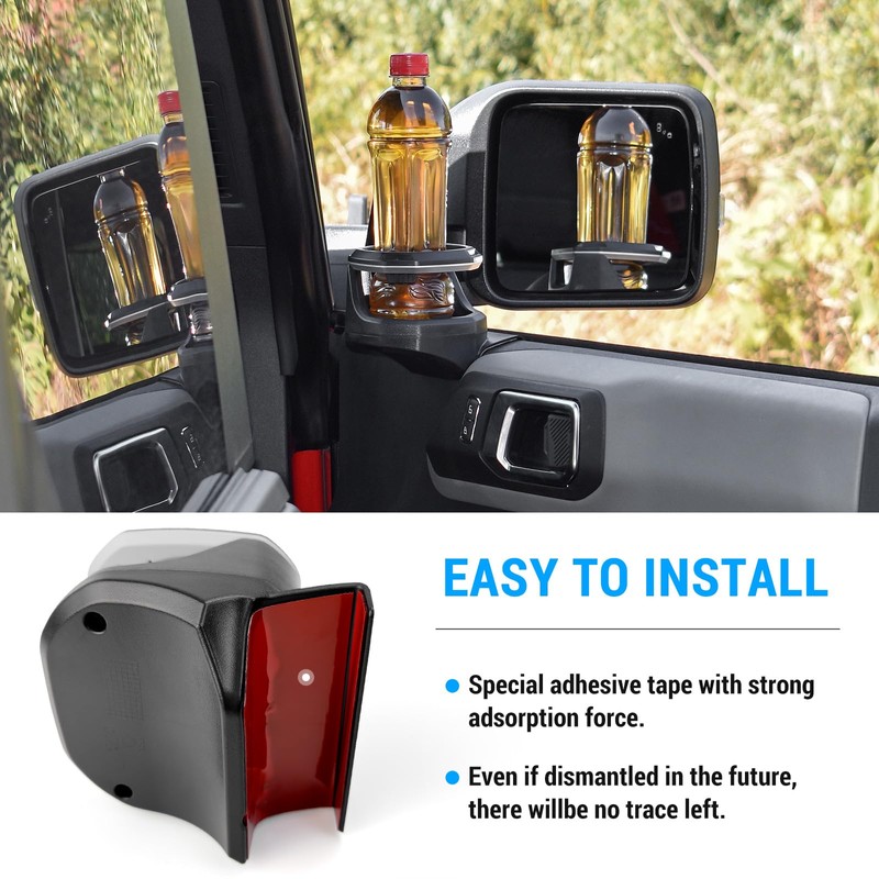 OUSUWO Window Cup Holder Compatible with Ford Bronco 2021-2024 2/4
