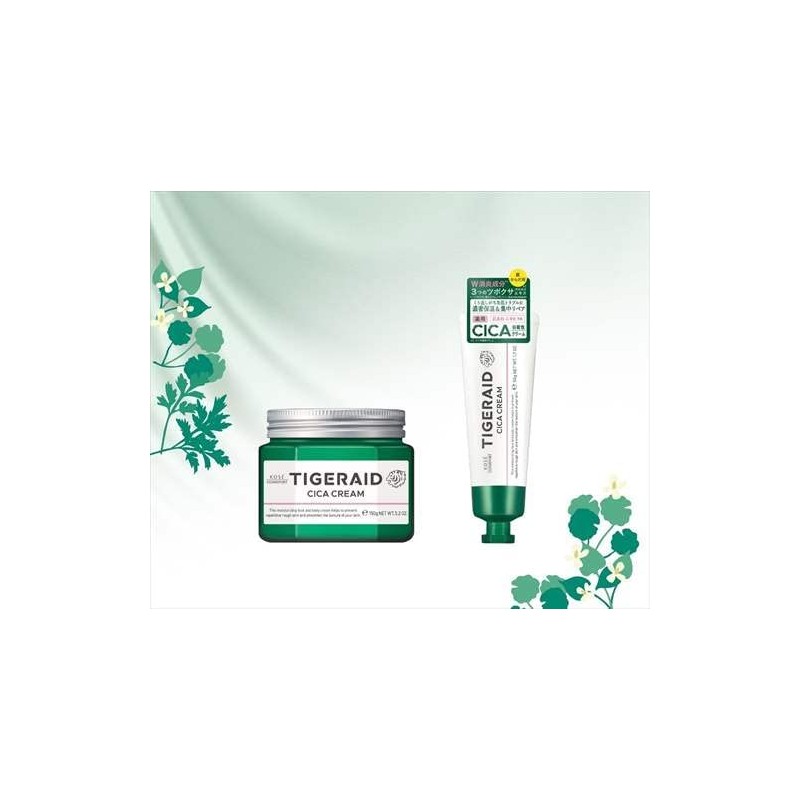 TIGER AID KOSE Medicated CICA Repair Cream, 5.3 oz (150