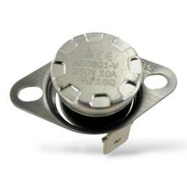 DL-pro Temperature Limiter Opener 160 °C Suitable for Miele 5432531/5432530 / 4710711/4710710 Thermostat Temperature Sensor Klixon for Heating Register Tumble Dryer