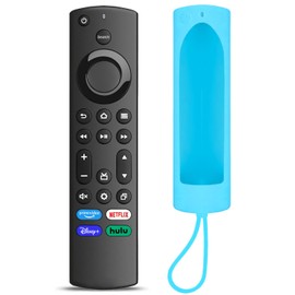 New Remote Replacement for All Insignia TV, with Remote Blue Case Cover (Glow in The Dark), for All Insignia TV/ToshibaTV/Pioneer TV, AMZ Omni TV/ 4-Series Smart TVs, F30-F20-F50, LF711, PN450