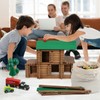 Wondertoys 456Pcs Big Villa Wooden Log Set Real Wood Logs