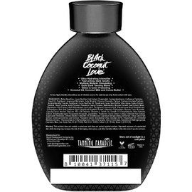Tanning Paradise Aloe Black Tanning Lotion | Anti-Aging, Anti-Orange, Anti-Wrinkle Matte Black Bronzer Tanning Lotion | Tattoo & Color Fade Protection | Aloe Vera Cashmere Blend Tanning Lotion 13.5 oz