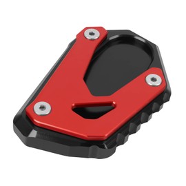 CHIFUN Kickstand Enlarger Pad Side Stand Extension Plate Replacement for Suzuki Vstrom 800DE V-strom 800 DE 1050DE 1050XT GSX-S1000 GSX-S1000GT GSX-8S(Red)