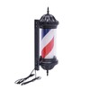 ZHFEISY Barber Pole LED Light, 28inch Red White Blue Traditional