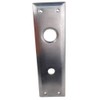 Maxtech Satin Chrome 26D Escutcheon Plate 2-3/4" X 10" Knob and Cylinder Hole for Marks Mortise Lock