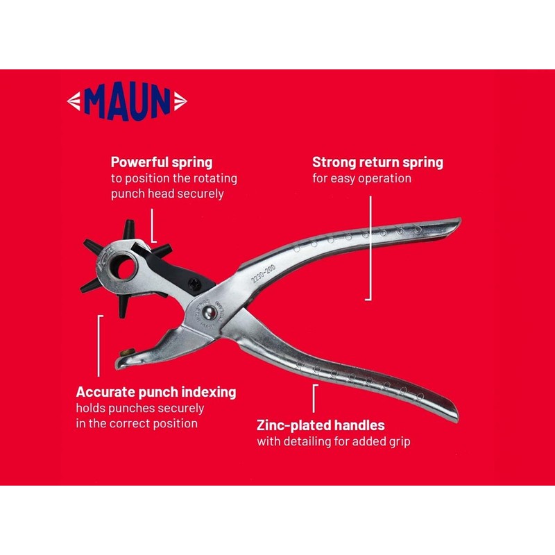 Maun 2230 200 Revolving Punch Plier