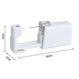 Pack of 8 Disposable Ear Piercing Gun with Ear Plugs, Asepsis, No Pain, Safety Self Ear Piercing Gun Kit Tool for Girls / Women / Men