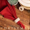 Set of 12 White Pearl Napkin Rings Wedding Table Decoration