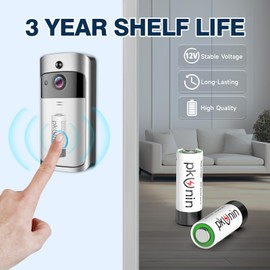 PKUNIN 23A 12 Volt Battery Alkaline Ceiling Fan Remotes Batteries, Garage Door Openers Battery 5 Pack