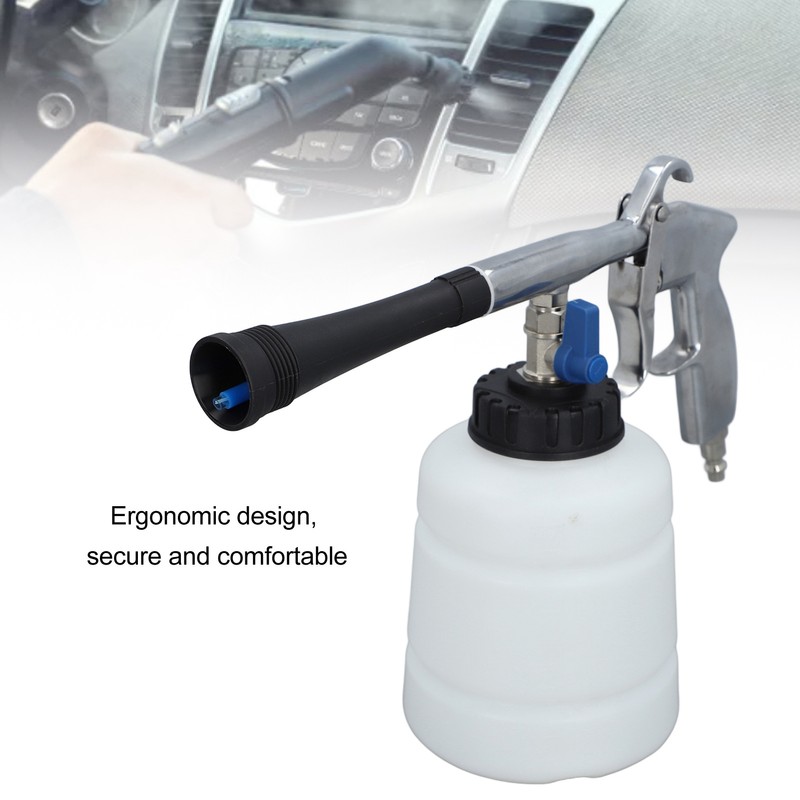 Car Cleaning Gun Compressed Air Blower with Brush Nozzle High