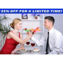 Lightsaber Chopsticks Light Up - LED Glowing Light Saber Chop Sticks - Reusable Sushi Lightup Sabers Chopstick Set Of 2 Pairs - Green & Red