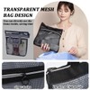 Portable Mesh Shower Bag, Toiletry Bag, Quick Dry Nylon Shower