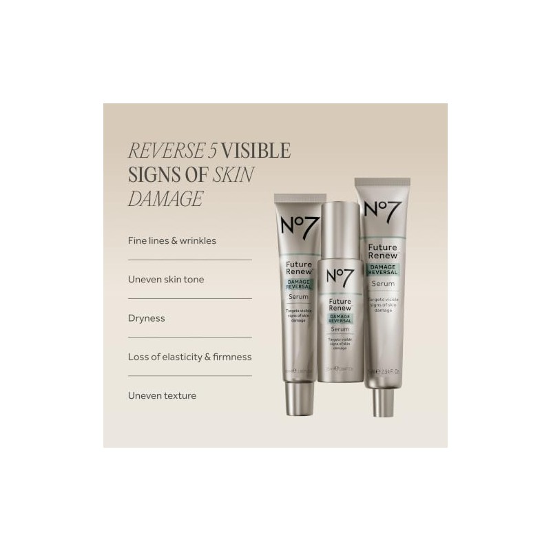 No7 Future Renew Damage Reversal Serum 0.8 fl oz