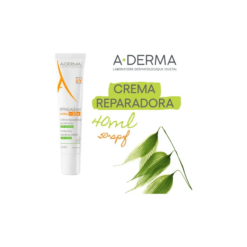 Crema Reparadora Protectora A-Derma Epitheliale A.H 50 Fps 40Ml