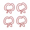 100 Pcs Paper Clip Cute Fruit Shaped Electroplated Metal Decorative