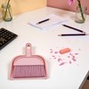 Plastic Mini Broom and Dustpan,Mini Cleaning Brush with Dustpan Set