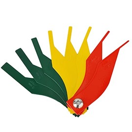 JRangelp 8 in 1 Car Brake Lining Thickness Gauge Automotive Brake Pad Measure Ruler Tool Car Maintenance Tool Feeler Gauge Tester