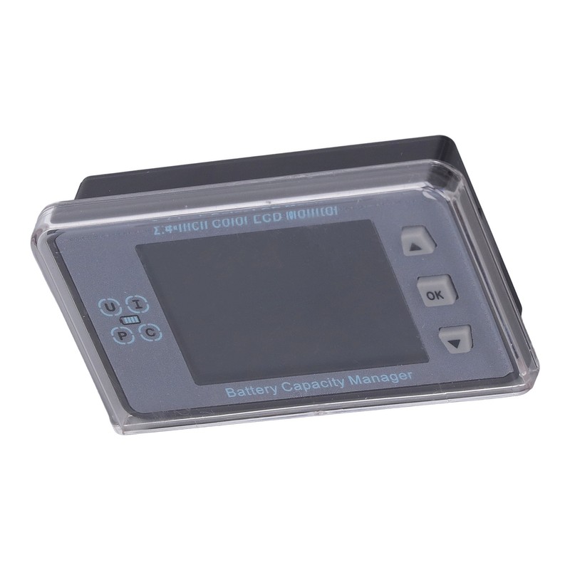 Voltmeter Coulometer Wireless Battery Capacity Manager Monitor with 2.4in Color