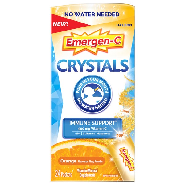 Emergen-C Emergen-C Crystals On-The-Go Immune Support Supplement with Vitamin C,