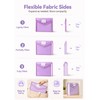 SortRax Plastic Expanding File Folders, 2.76" Expansion, Letter/A4, 6-Pack