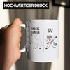 Keramik , Beste Tante Geschenk Tasse mit Spruch Kaffeetasse für