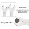 sourcing map Thin Open End Wrench 18mm x 21mm Metric
